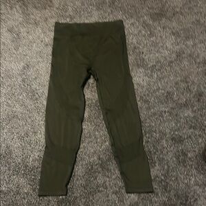 PINK Victoria's Secret Green Leggings Stretchy Full-Length